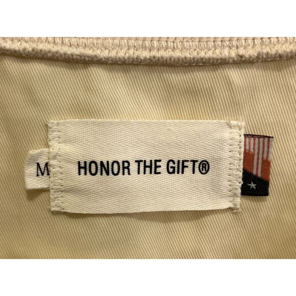 Honor The Gift Cream Fishing Waist Coat Jacket Vest   Mens Size Medium - Picture 4 of 8